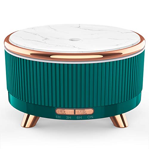 Specialty Wooden LED Aromatherapy Essential Oil Diffuser with a modern design and easy-to-use control buttons.