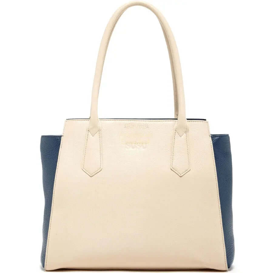 Jody Off White Tote Bag - AmeriLuxe Essentials