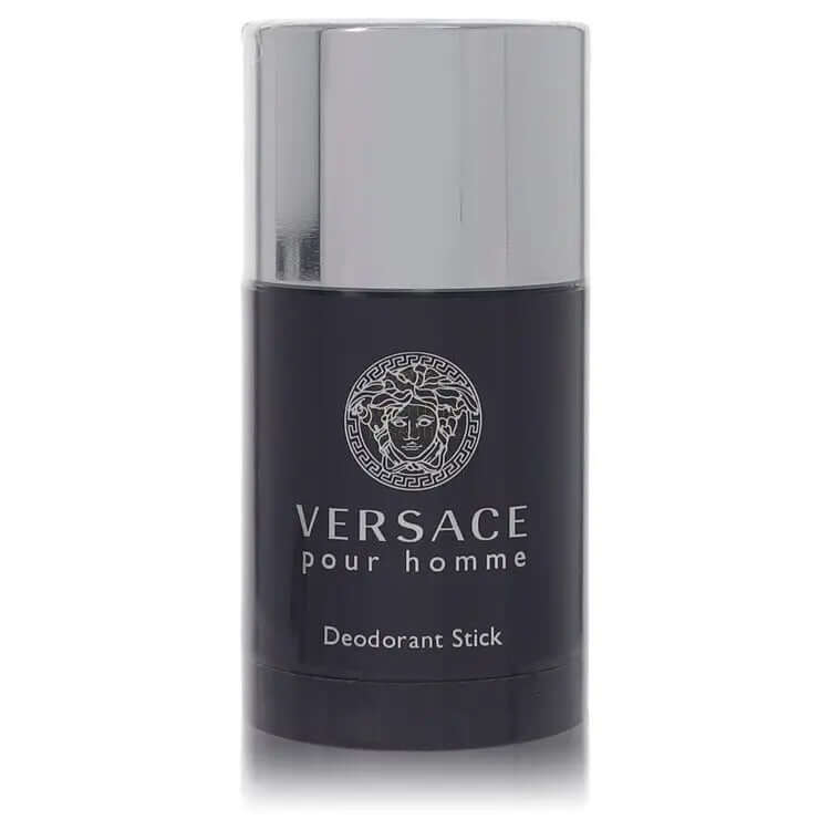 Versace Pour Homme deodorant stick 2.5 oz showcasing modern design and sophisticated fragrance.