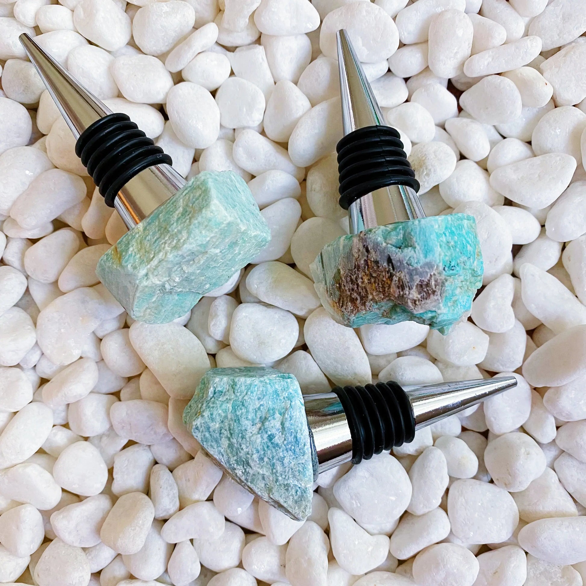Beauty of Nature Stone Wine Stopper - AmeriLuxe Essentials