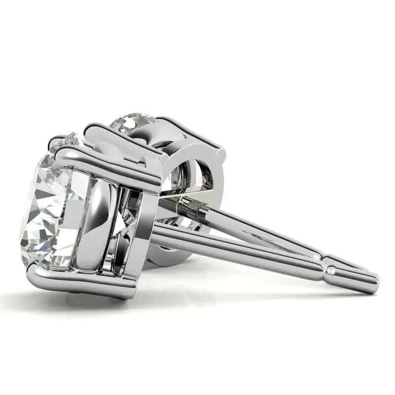 AGI Certified 1.50 CTW Lab Grown Diamond (G/VS) Stud Earrings - AmeriLuxe Essentials