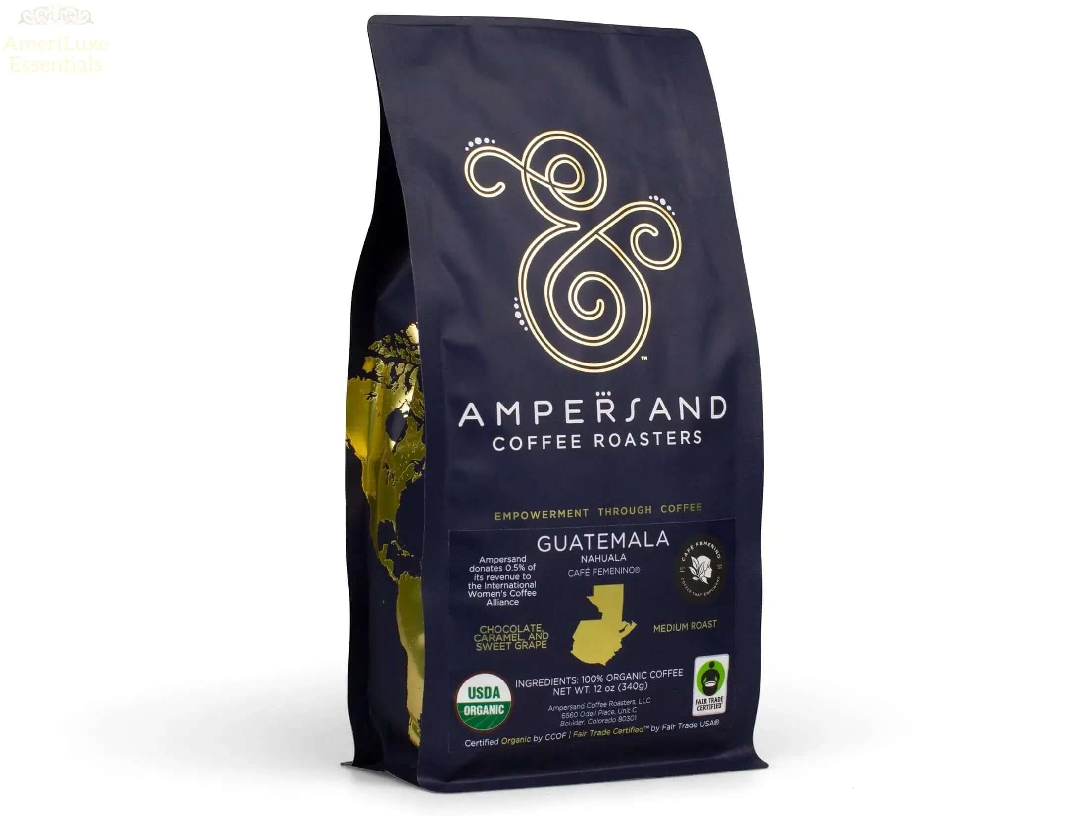 Guatemala Fair Trade Organic Coffee, 12 oz. - AmeriLuxe Essentials