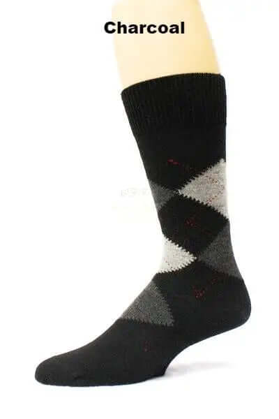 Alpaca Argyle Socks DC-PurelyAlpaca