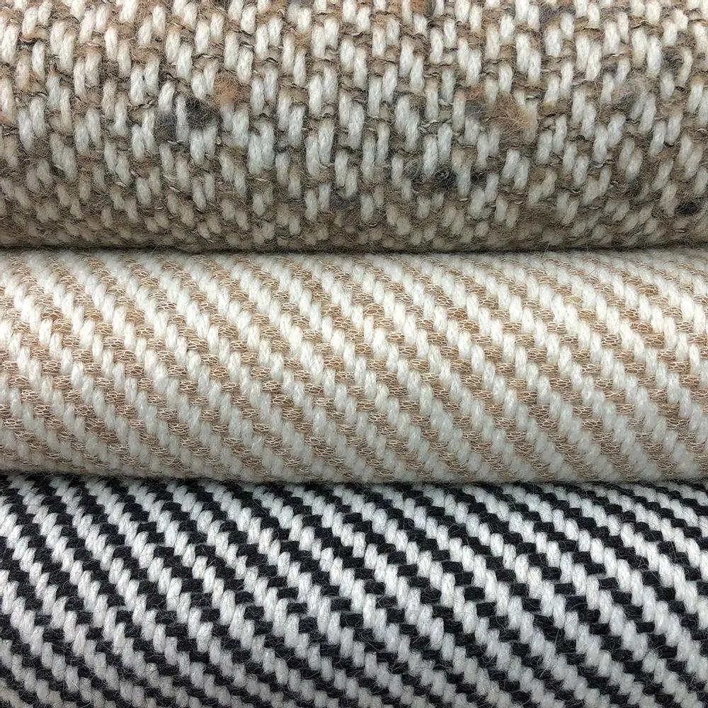 Handmade Chunky Camel Stripe Alpaca Throw - AmeriLuxe Essentials