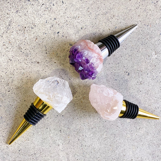 Beauty of Nature Stone Wine Stopper - AmeriLuxe Essentials