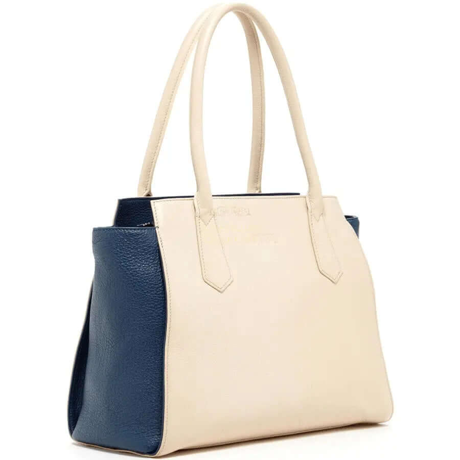 Jody Off White Tote Bag - AmeriLuxe Essentials