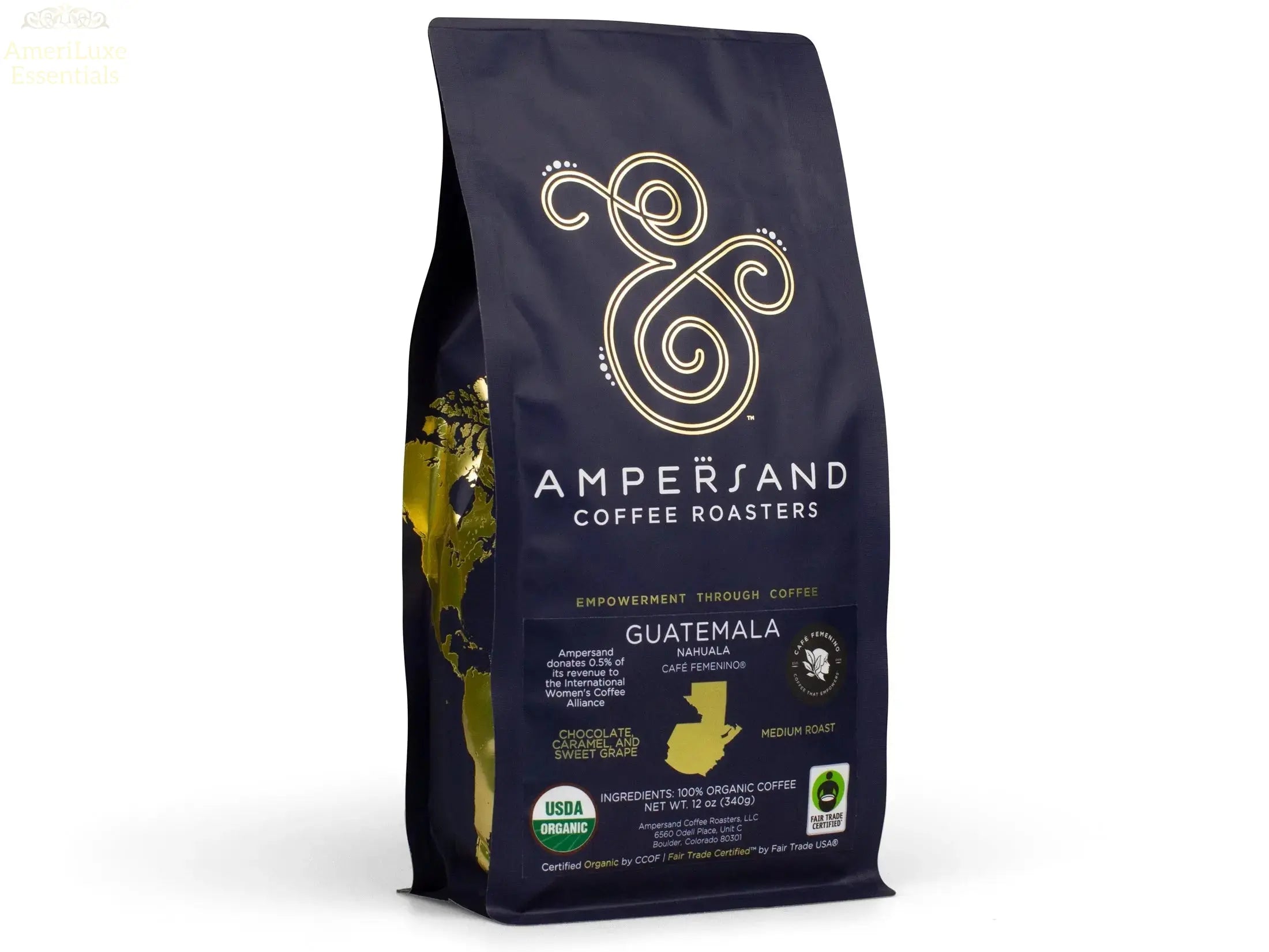 Guatemala Fair Trade Organic Coffee, 12 oz. - AmeriLuxe Essentials