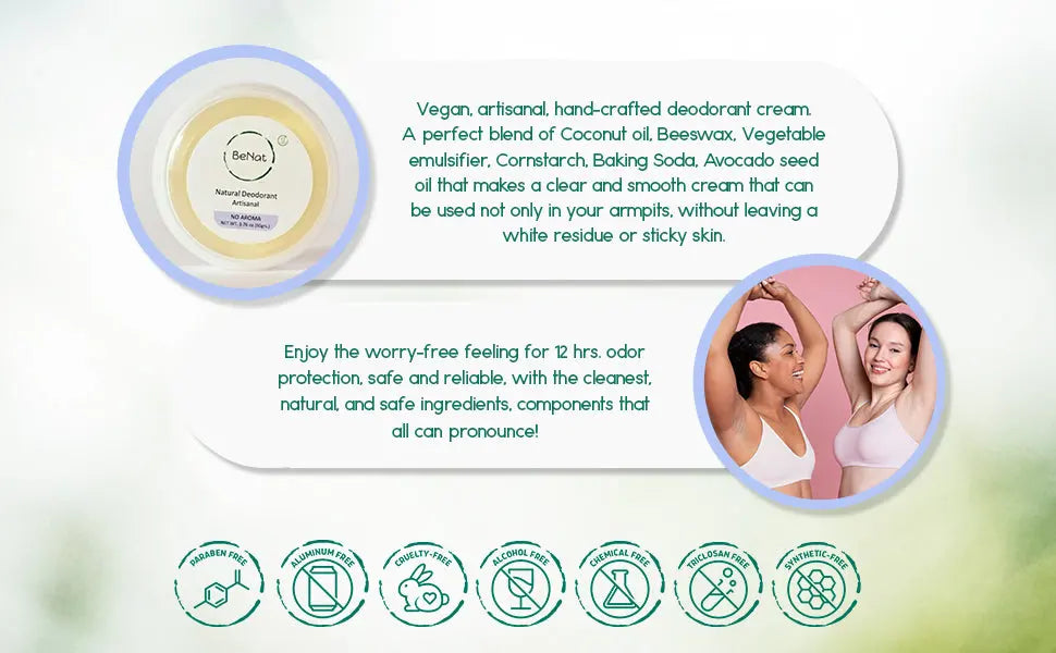 Vegan Deodorant Cream - AmeriLuxe Essentials