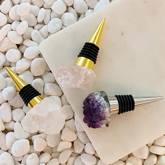 Beauty of Nature Stone Wine Stopper - AmeriLuxe Essentials