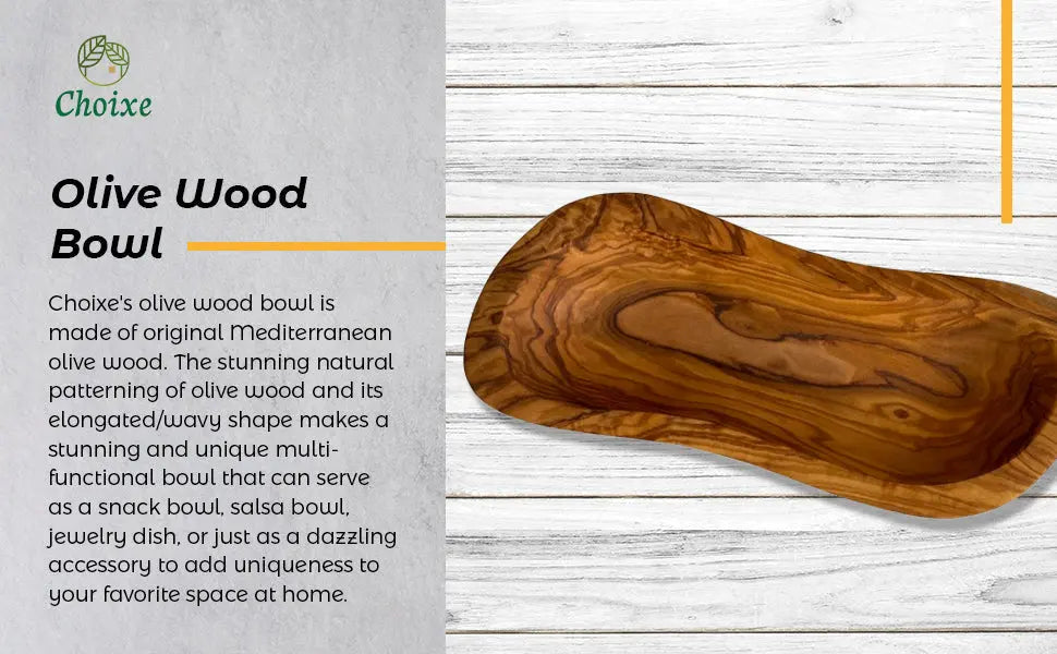 Mediterranean Olive Wood Multi-Purpose Bowl - AmeriLuxe Essentials