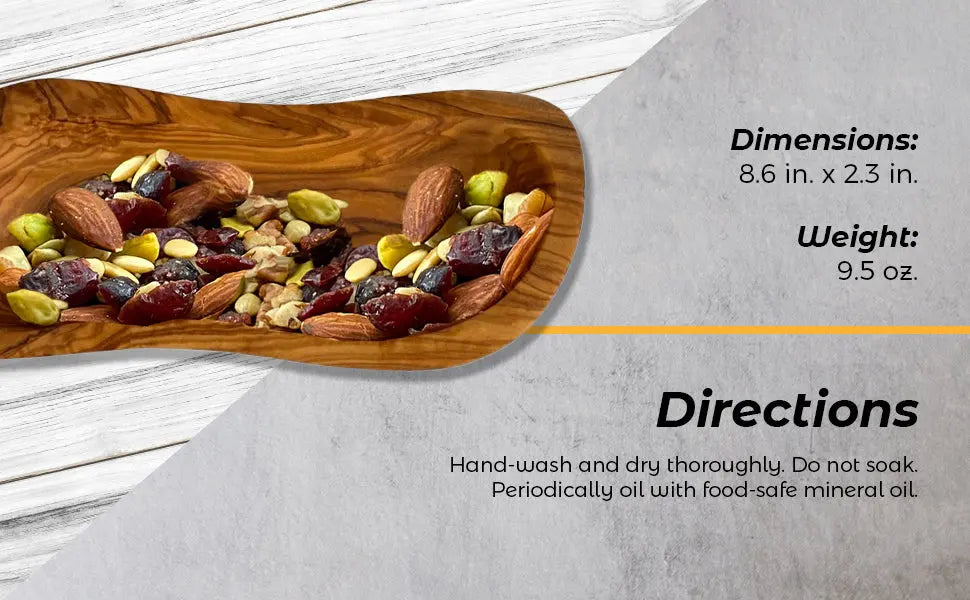 Mediterranean Olive Wood Multi-Purpose Bowl - AmeriLuxe Essentials