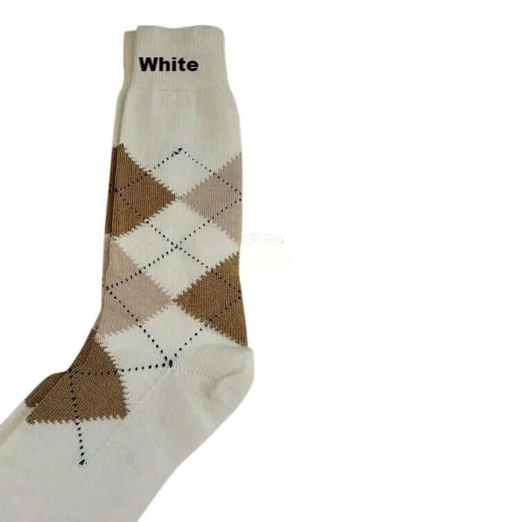 Alpaca Argyle Socks DC-PurelyAlpaca