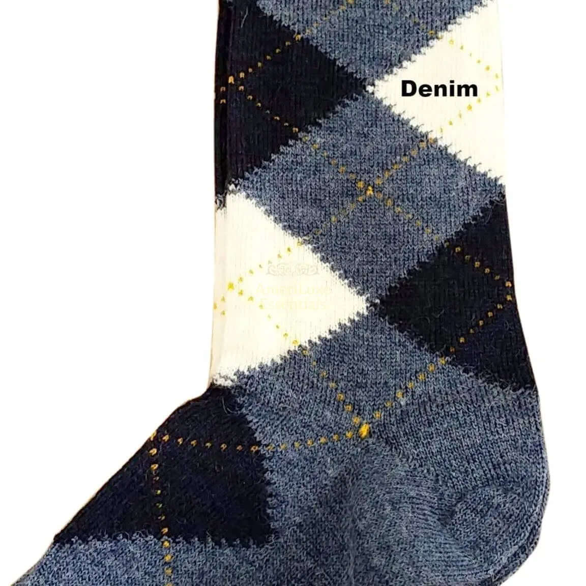Alpaca Argyle Socks DC-PurelyAlpaca