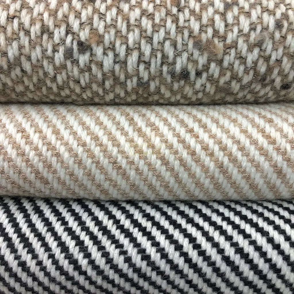 Chunky Camel Stripe Alpaca Throw - AmeriLuxe Essentials