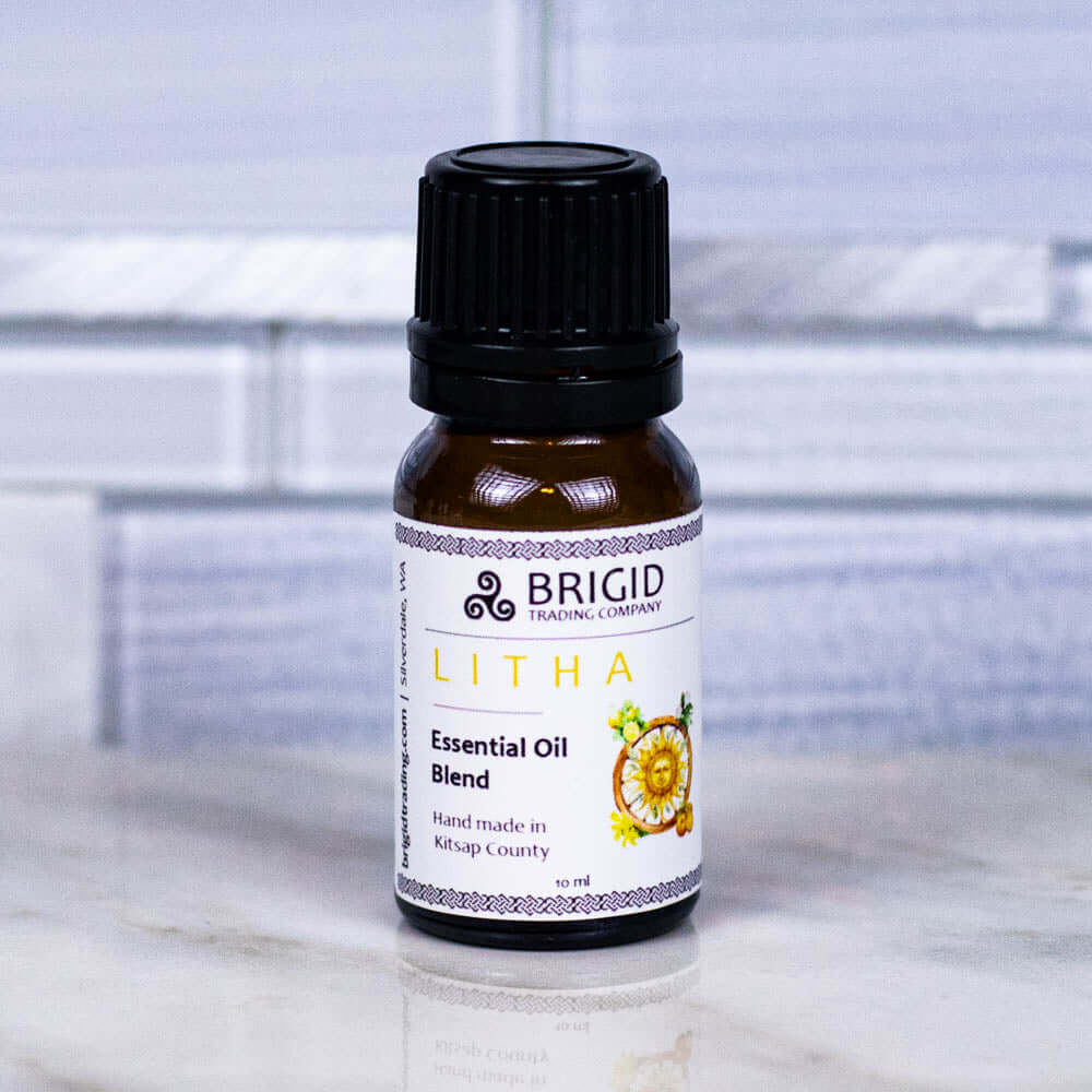 Diffuser Oil Blends - Essential and Premium Fragrance Blends by Brigid - Litha Essential Oil Blend 10mL bottle.