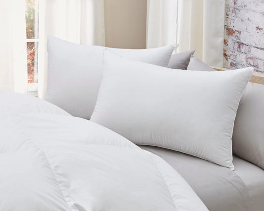 Premium Batiste White Goose Down Pillow - AmeriLuxe Essentials