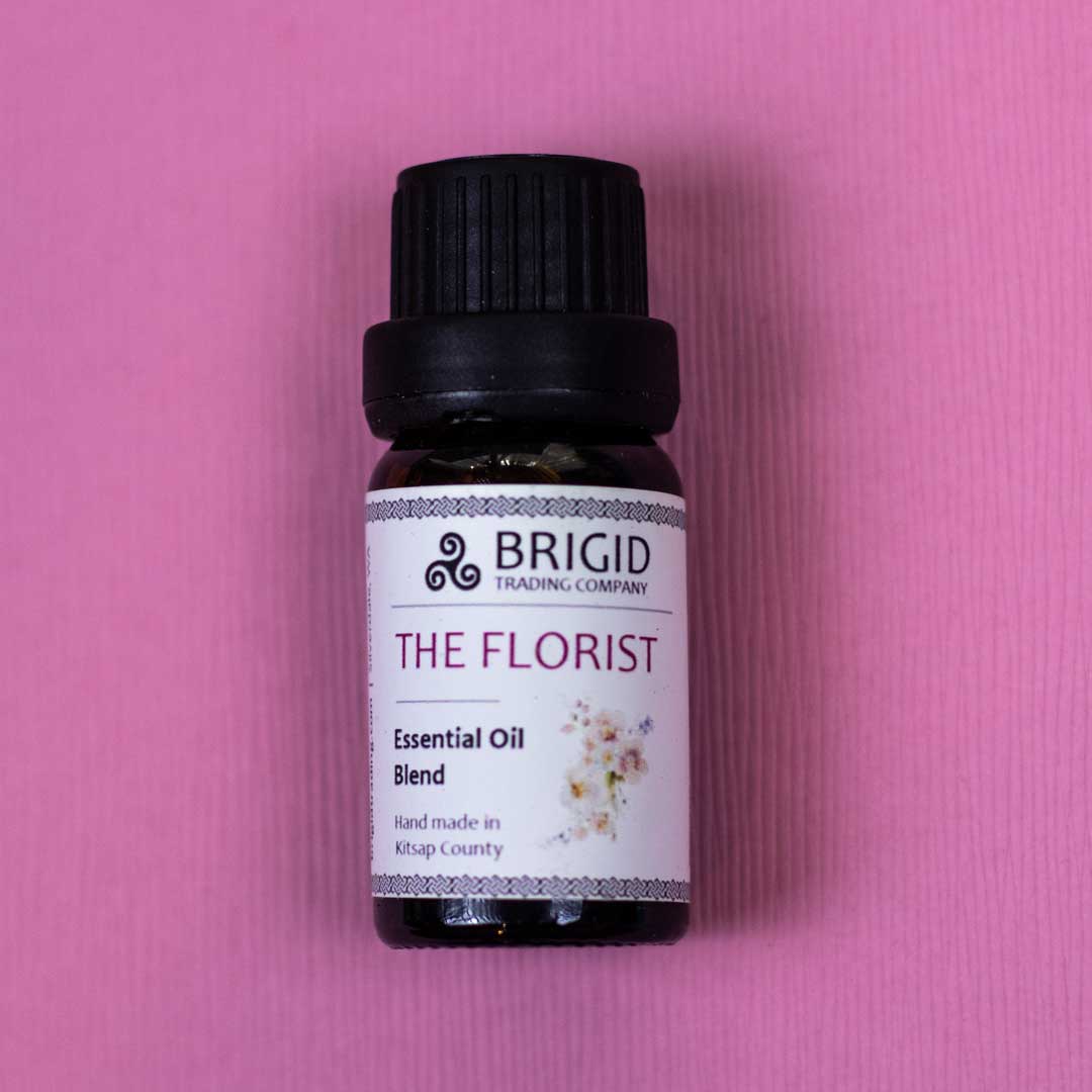 Diffuser Oil Blends - Essential and Premium Fragrance Blends bottle with floral scent by Brigid Trading Company.