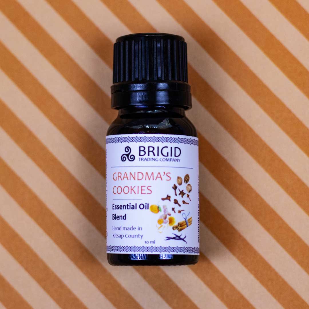 Diffuser Oil Blends - Essential and Premium Fragrance Blends bottle of Grandma's Cookies Essential Oil Blend from Brigid Trading Company