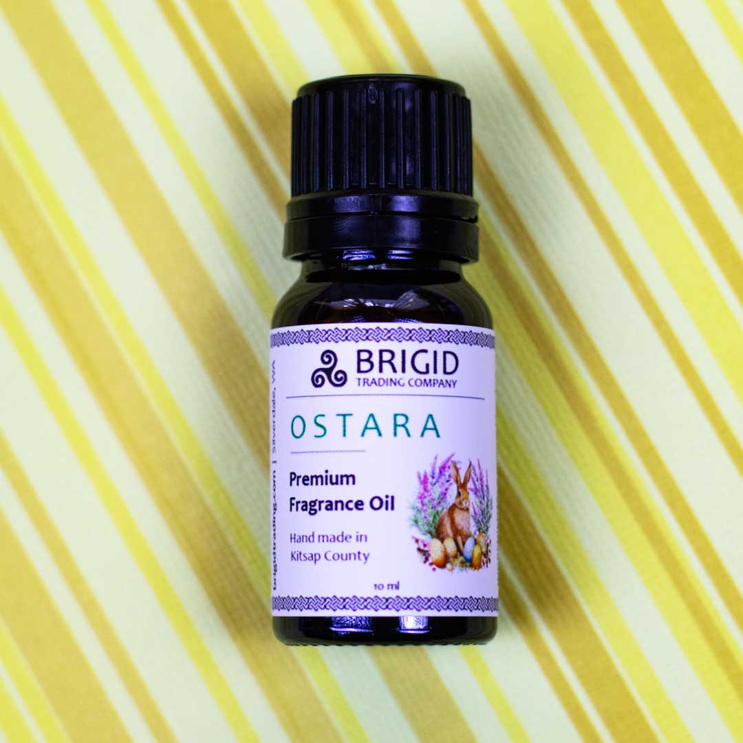Diffuser Oil Blends - Essential and Premium Fragrance Blends from Brigid, featuring the Ostara fragrance oil in a 10mL bottle.