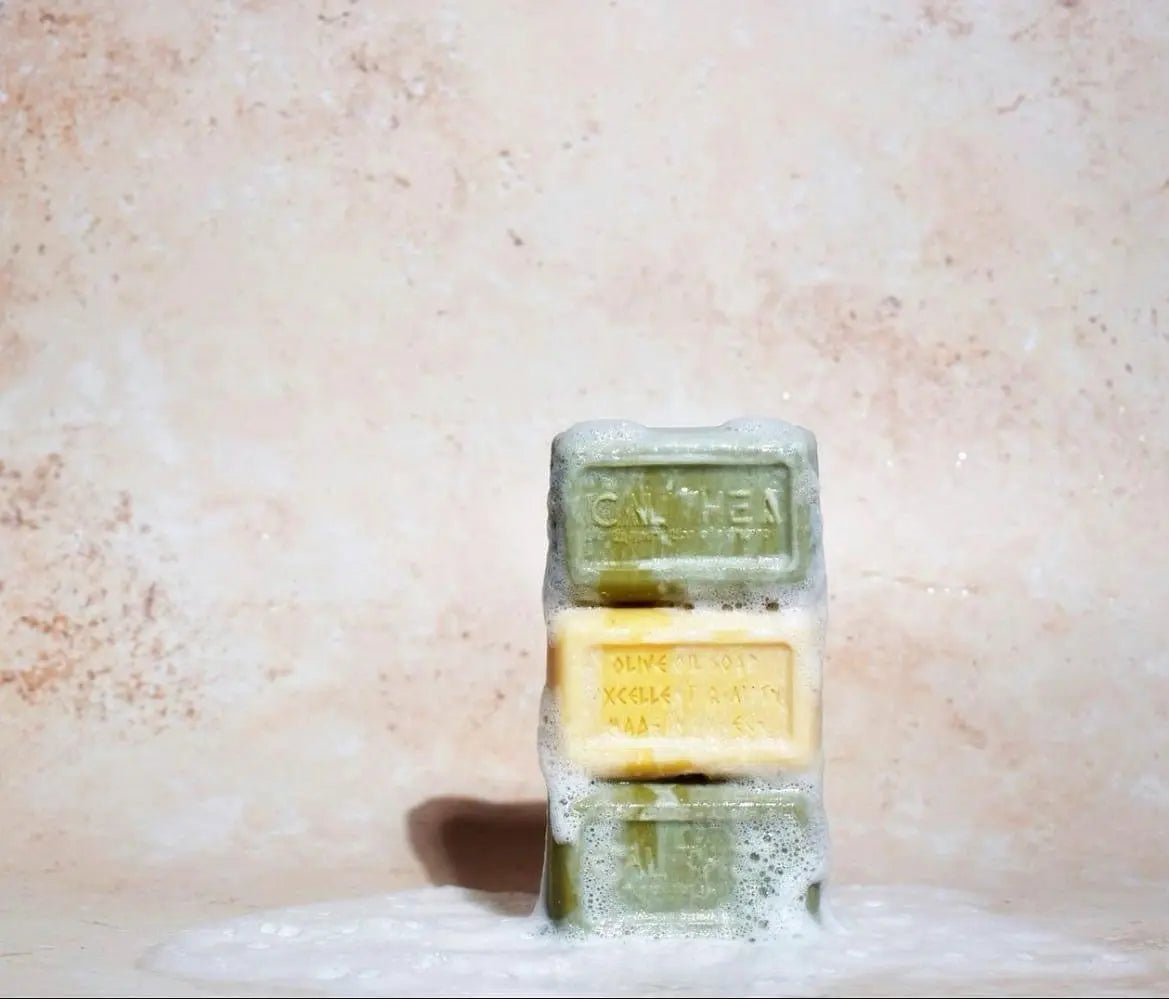 100% NATURAL NEW 3 PACK OLIVE OIL SOAPS: LAVENDER,HONEY,ARGAN - AmeriLuxe Essentials