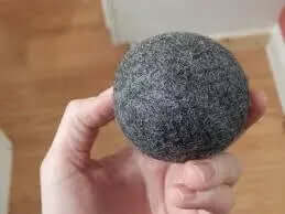 Wet Felted Alpaca Dryer Balls - Grey Aussie DC-PurelyAlpaca
