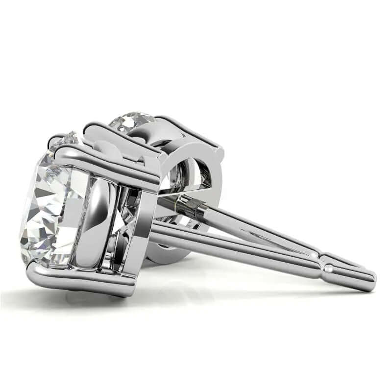 AGI Certified 2.00 CTW Lab Grown Diamond Stud Earrings | G Color VS Clarity - AmeriLuxe Essentials